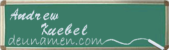 Andrew Kuebel Visitenkarte